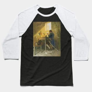 Pirates At the Cards in Cluny’s Cage by NC Wyeth Baseball T-Shirt